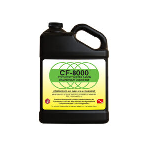 A gallon of CF-8000 compressor lubricant